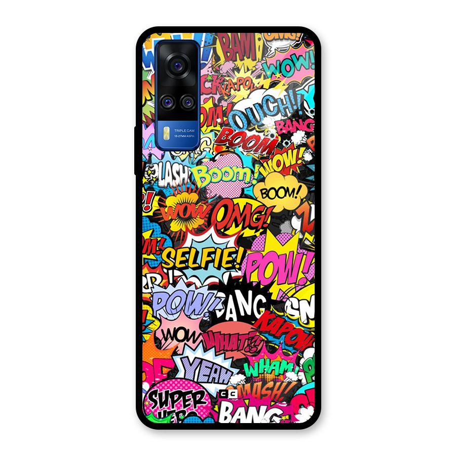 Comic Ringtone Glass Back Case for Vivo Y31
