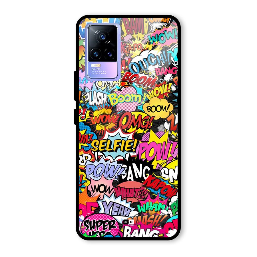 Comic Ringtone Glass Back Case for Vivo Y73