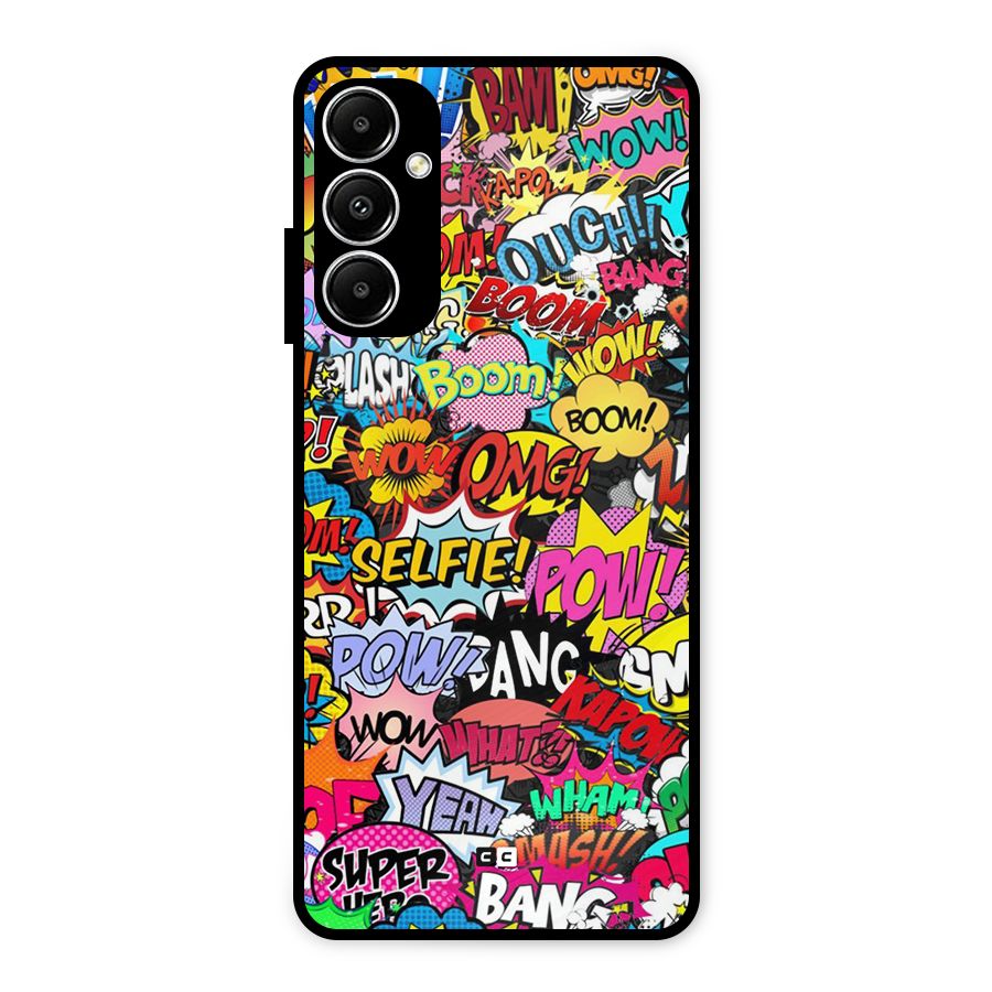 Comic Ringtone Metal Back Case for Galaxy A05s