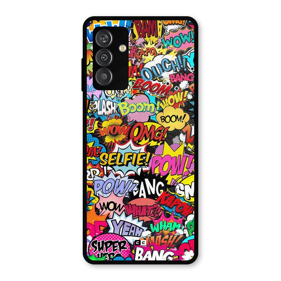 Comic Ringtone Metal Back Case for Galaxy M13