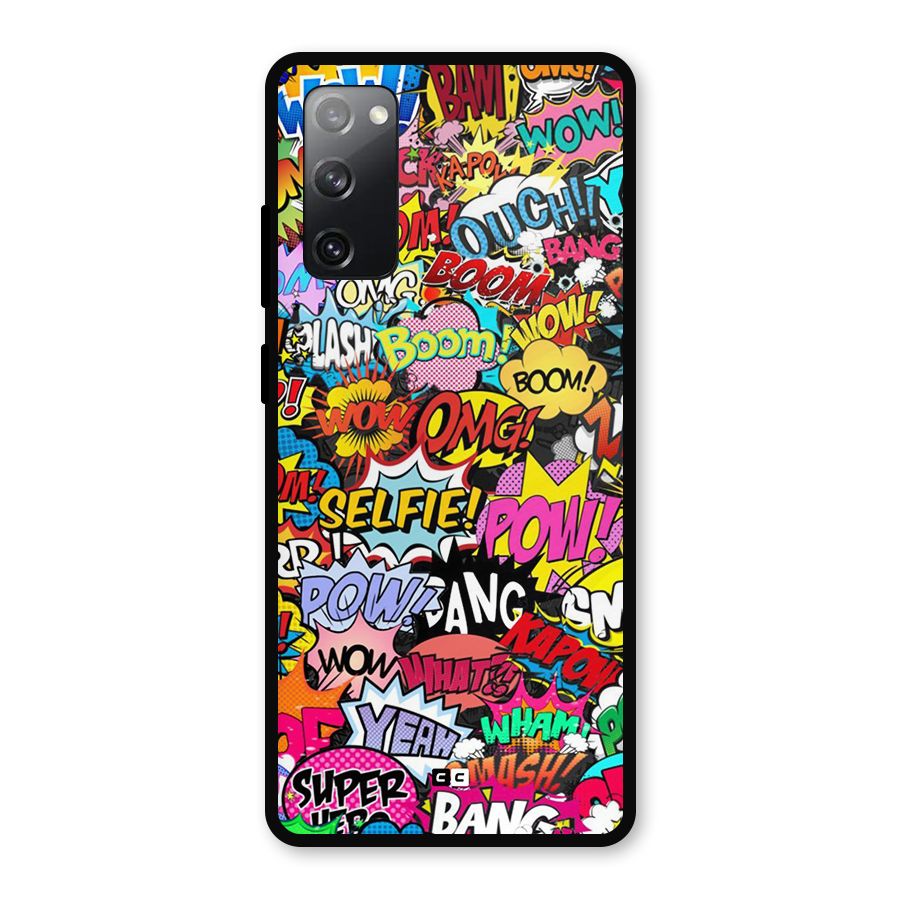 Comic Ringtone Metal Back Case for Galaxy S20 FE 5G