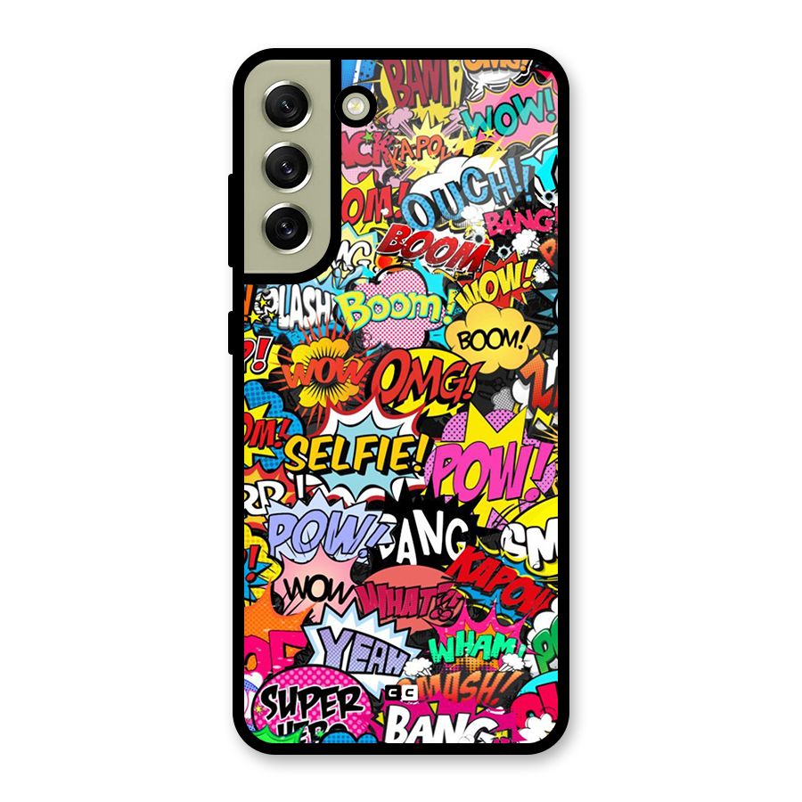 Comic Ringtone Metal Back Case for Galaxy S21 FE 5G (2023)