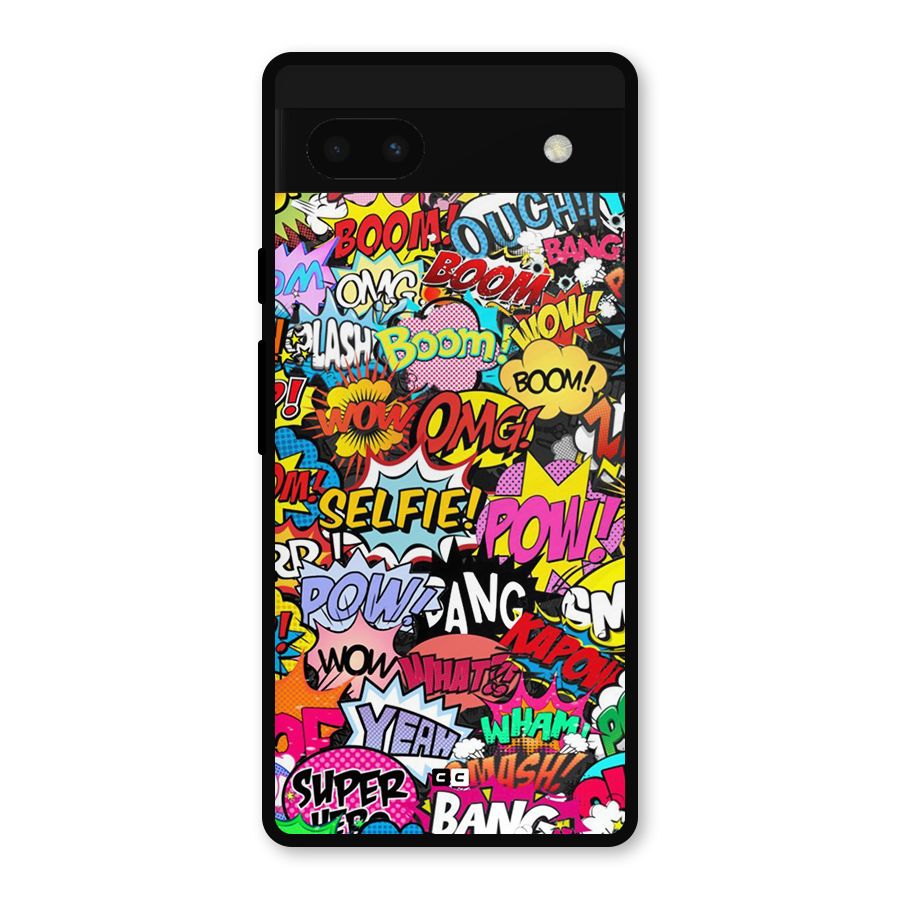 Comic Ringtone Metal Back Case for Google Pixel 6a