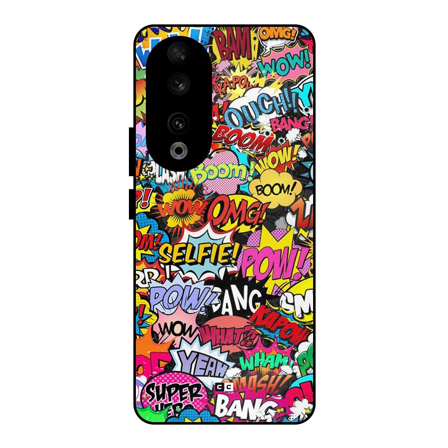 Comic Ringtone Metal Back Case for Honor 90