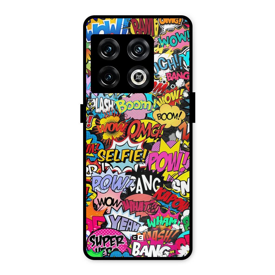Comic Ringtone Metal Back Case for OnePlus 10 Pro 5G