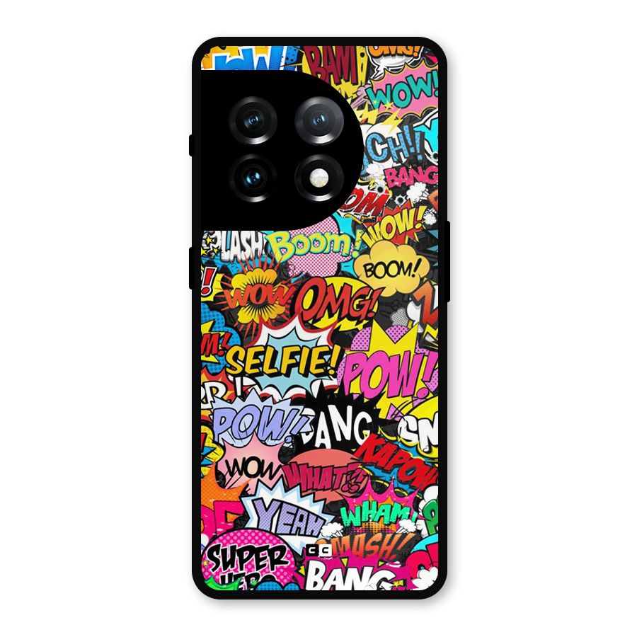 Comic Ringtone Metal Back Case for OnePlus 11