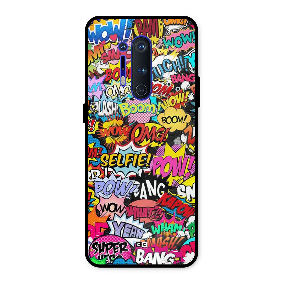 Comic Ringtone Metal Back Case for OnePlus 8 Pro