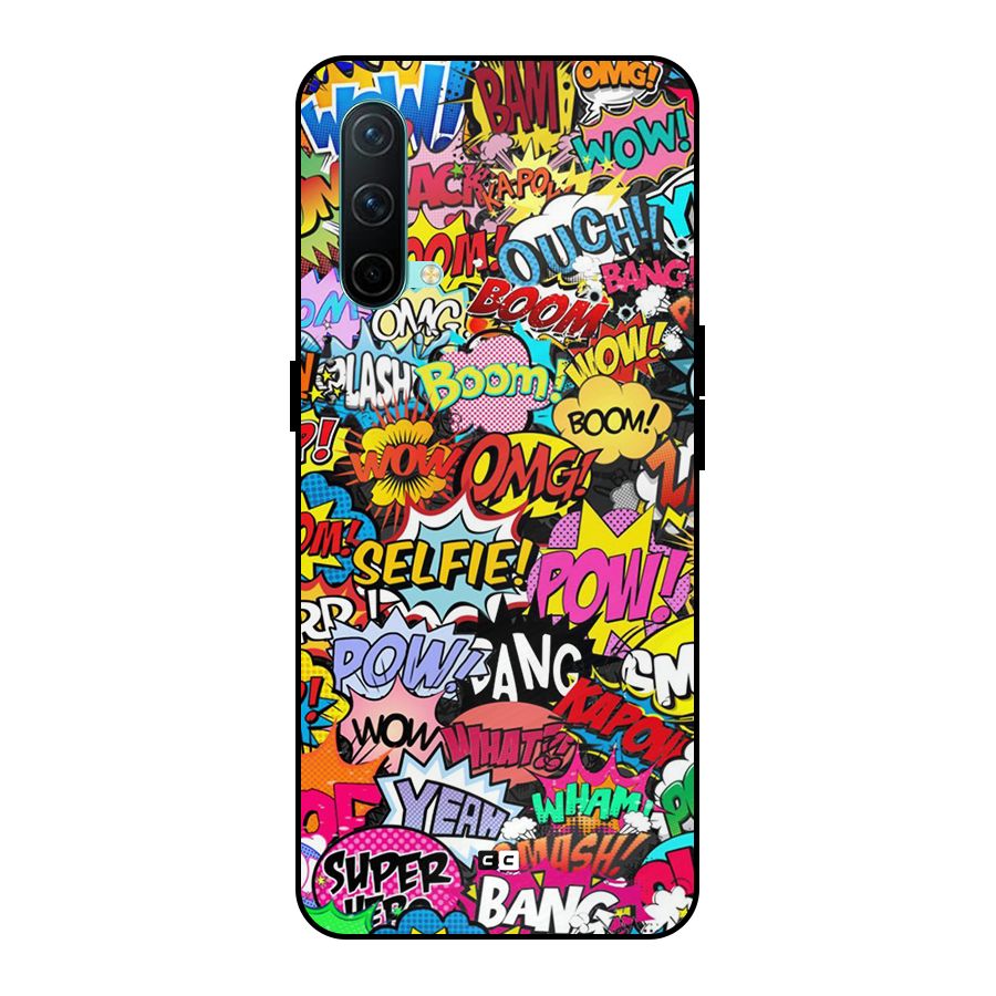 Comic Ringtone Metal Back Case for OnePlus Nord CE 5G