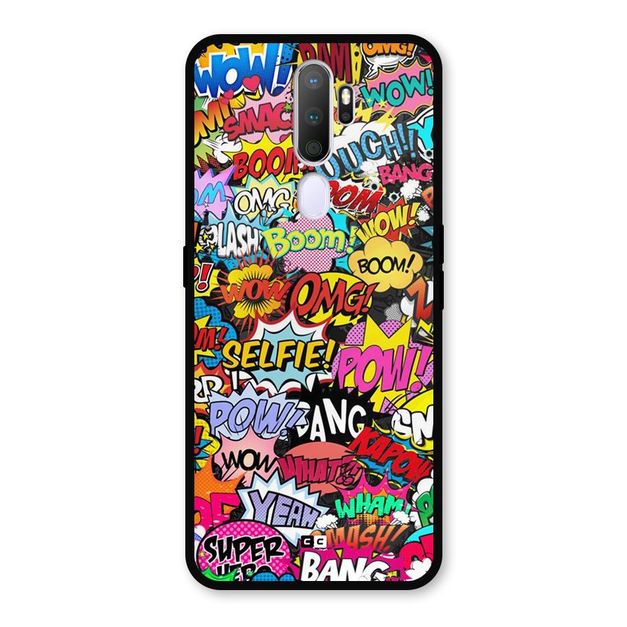 Comic Ringtone Metal Back Case for Oppo A9 (2020)