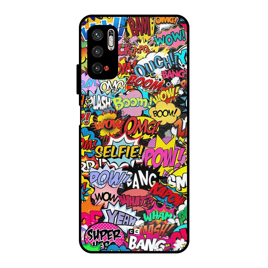 Comic Ringtone Metal Back Case for Poco M3 Pro 5G