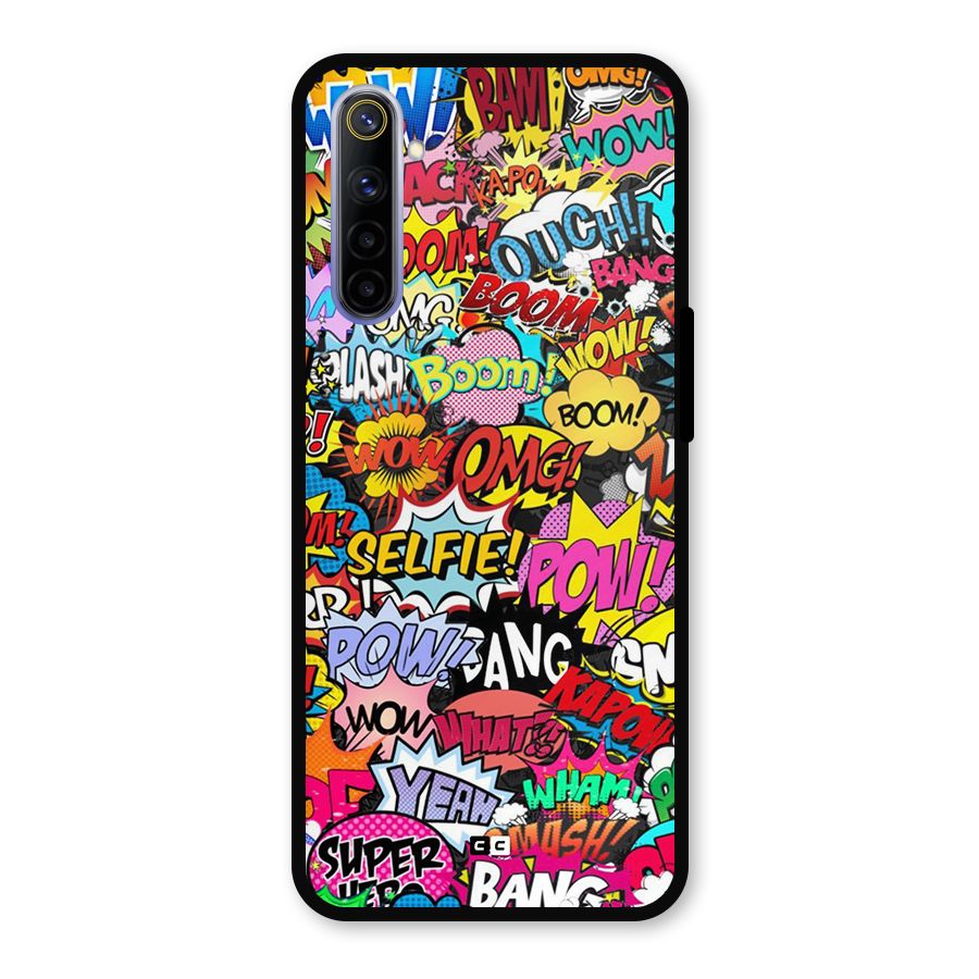 Comic Ringtone Metal Back Case for Realme 6