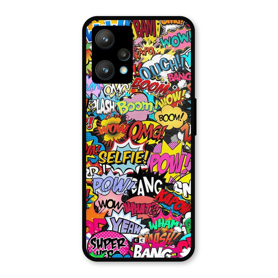 Comic Ringtone Metal Back Case for Realme 9 Pro Plus 5G