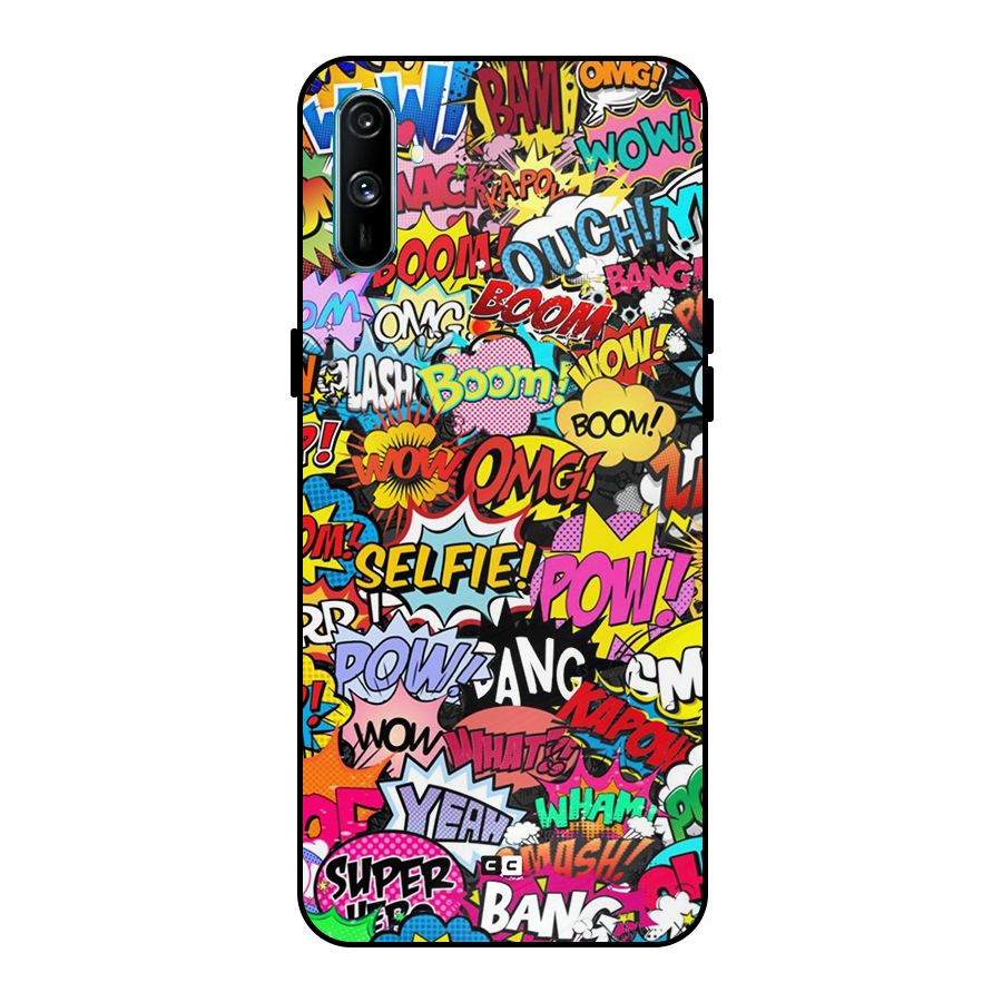 Comic Ringtone Metal Back Case for Realme C3