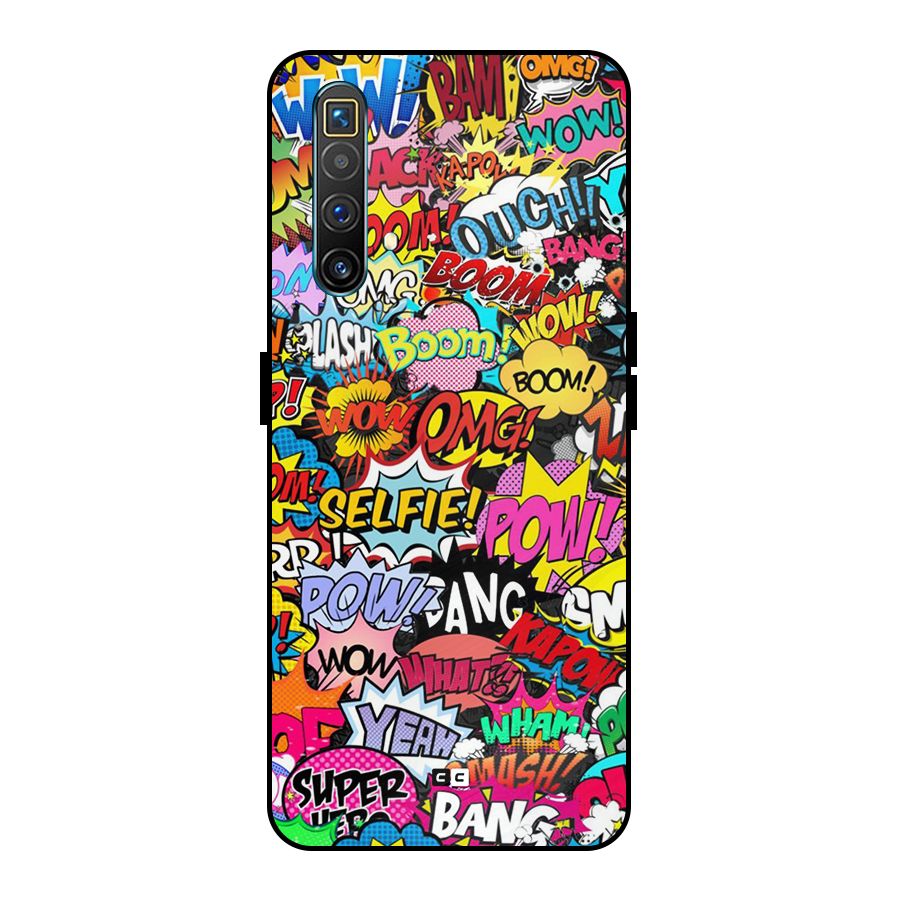 Comic Ringtone Metal Back Case for Realme X3