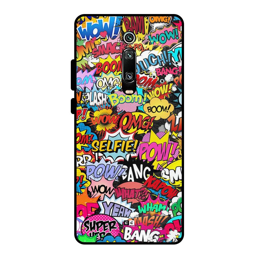 Comic Ringtone Metal Back Case for Redmi K20
