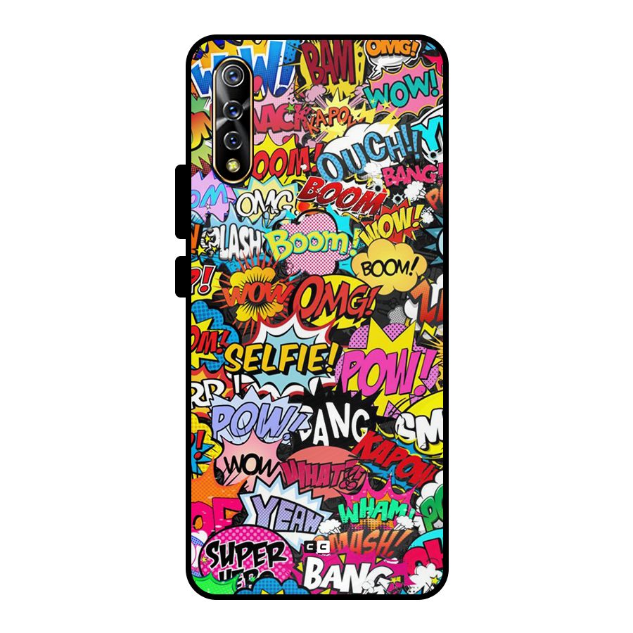 Comic Ringtone Metal Back Case for Vivo S1