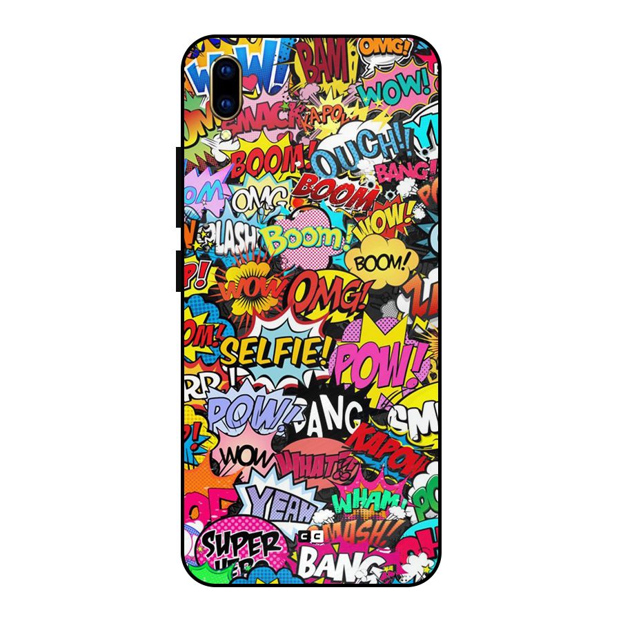 Comic Ringtone Metal Back Case for Vivo V11 Pro