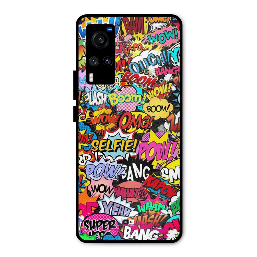 Comic Ringtone Metal Back Case for Vivo X60