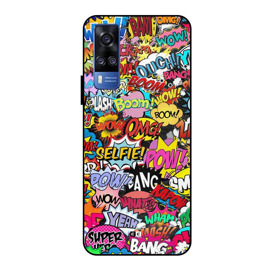 Comic Ringtone Metal Back Case for Vivo Y51