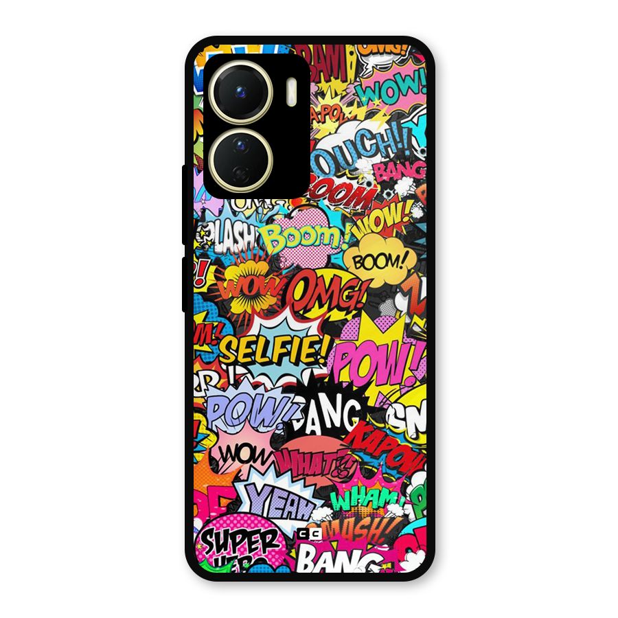 Comic Ringtone Metal Back Case for Vivo Y56