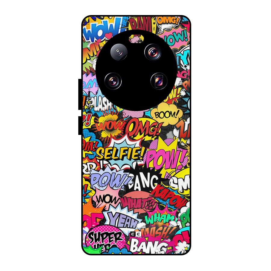 Comic Ringtone Metal Back Case for Xiaomi 13 Ultra