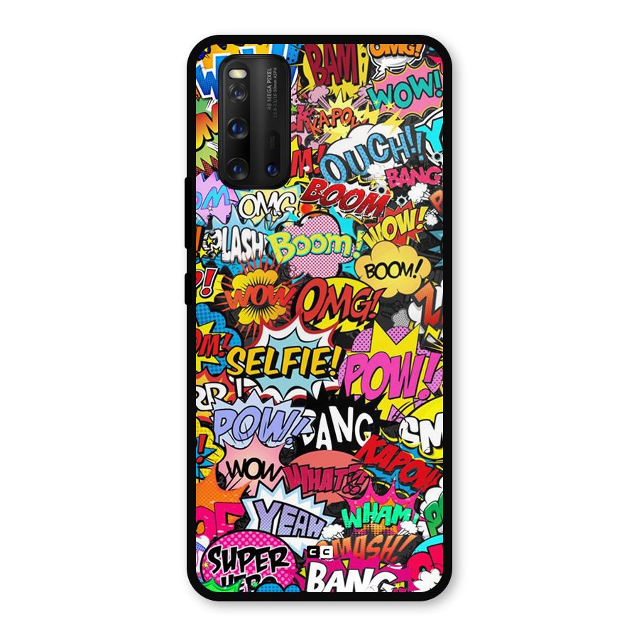 Comic Ringtone Metal Back Case for iQOO 3