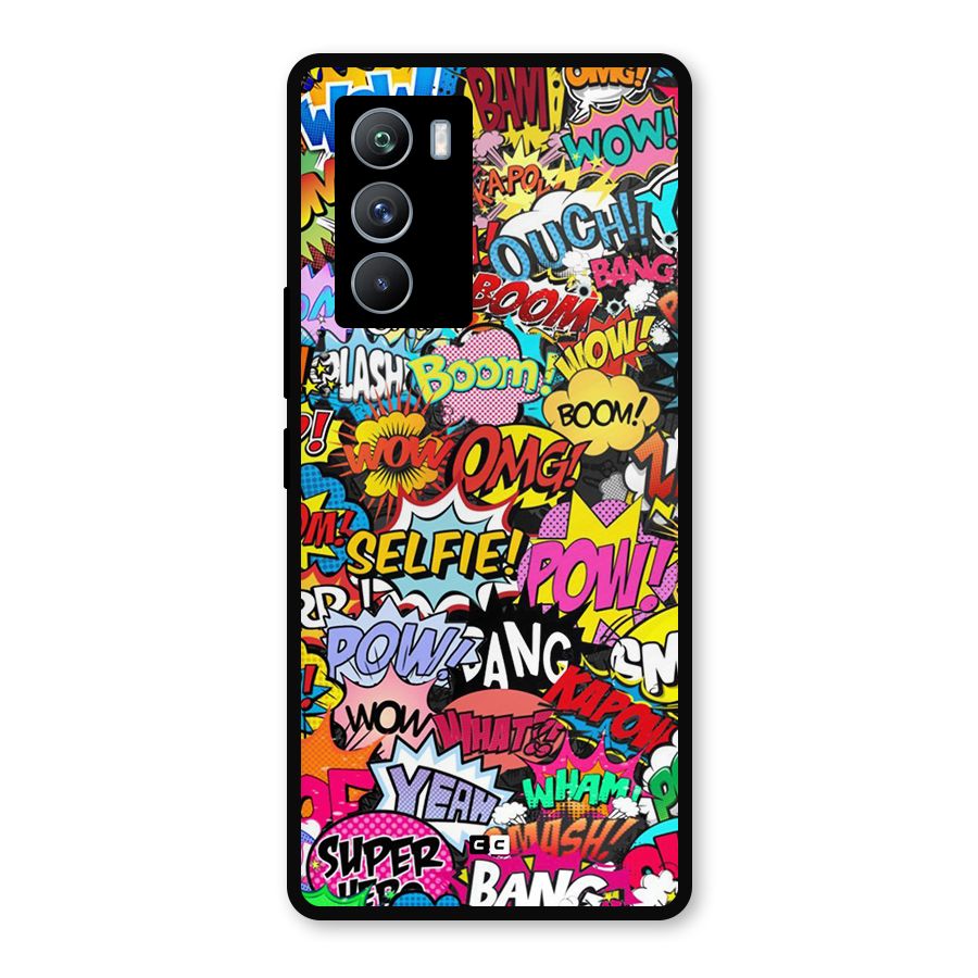 Comic Ringtone Metal Back Case for iQOO 9 SE