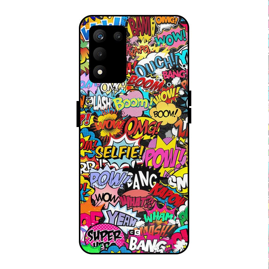 Comic Ringtone Metal Back Case for realme 9 5G SE