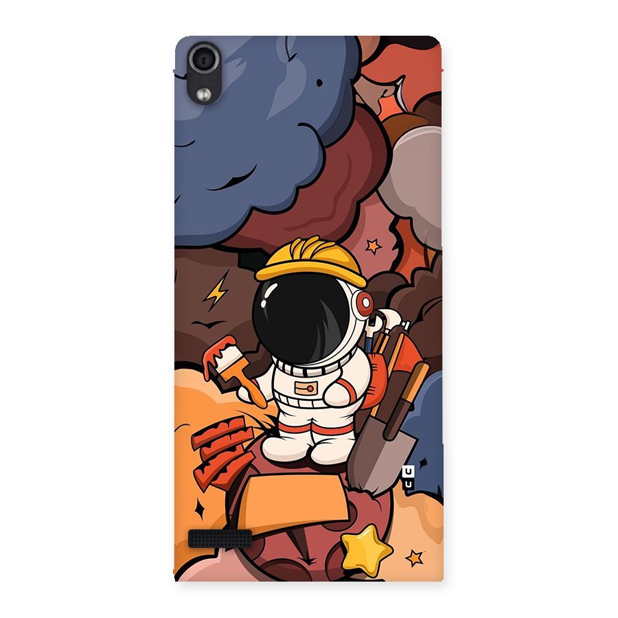 Comic Space Astronaut Back Case for Ascend P6