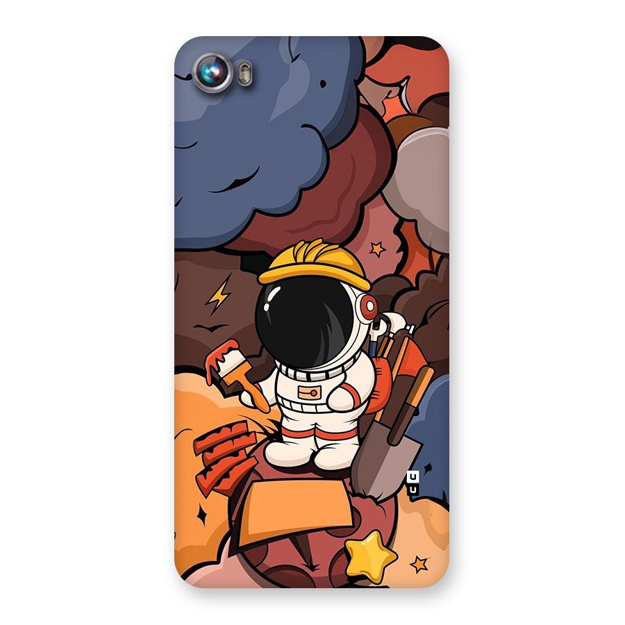 Comic Space Astronaut Back Case for Canvas Fire 4 (A107)