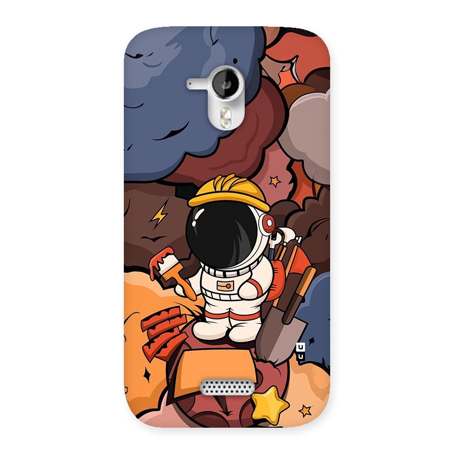 Comic Space Astronaut Back Case for Canvas HD A116