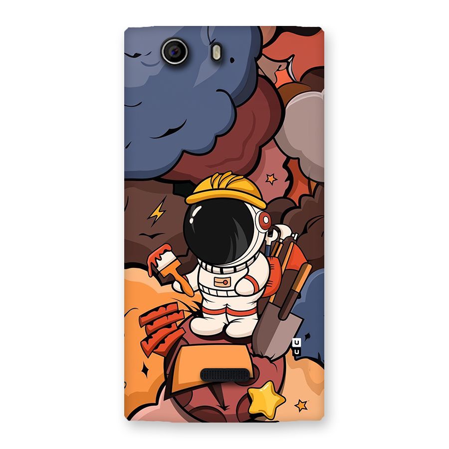 Comic Space Astronaut Back Case for Canvas Nitro 2 E311