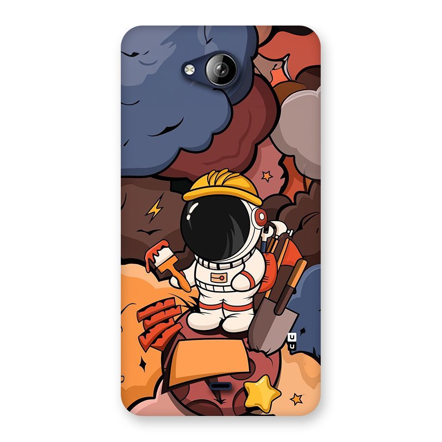 Comic Space Astronaut Back Case for Canvas Play Q355