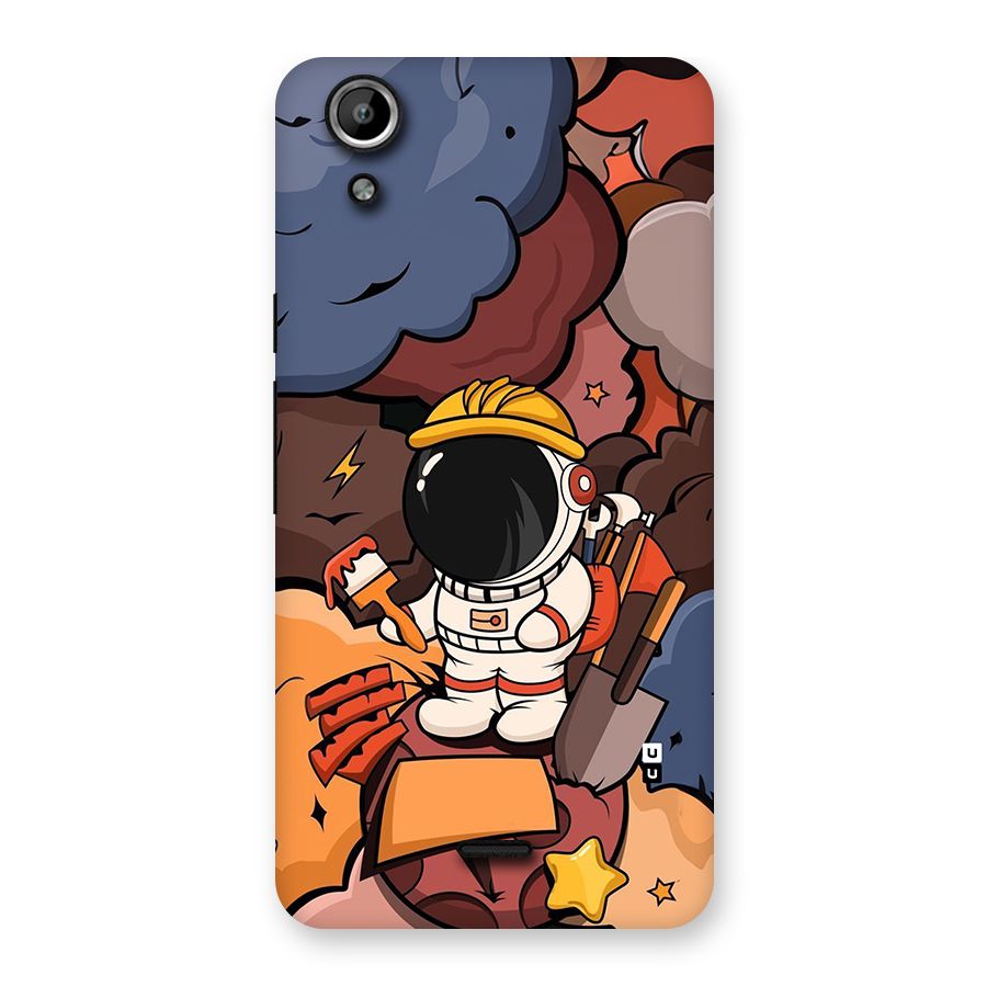 Comic Space Astronaut Back Case for Canvas Selfie Lens Q345