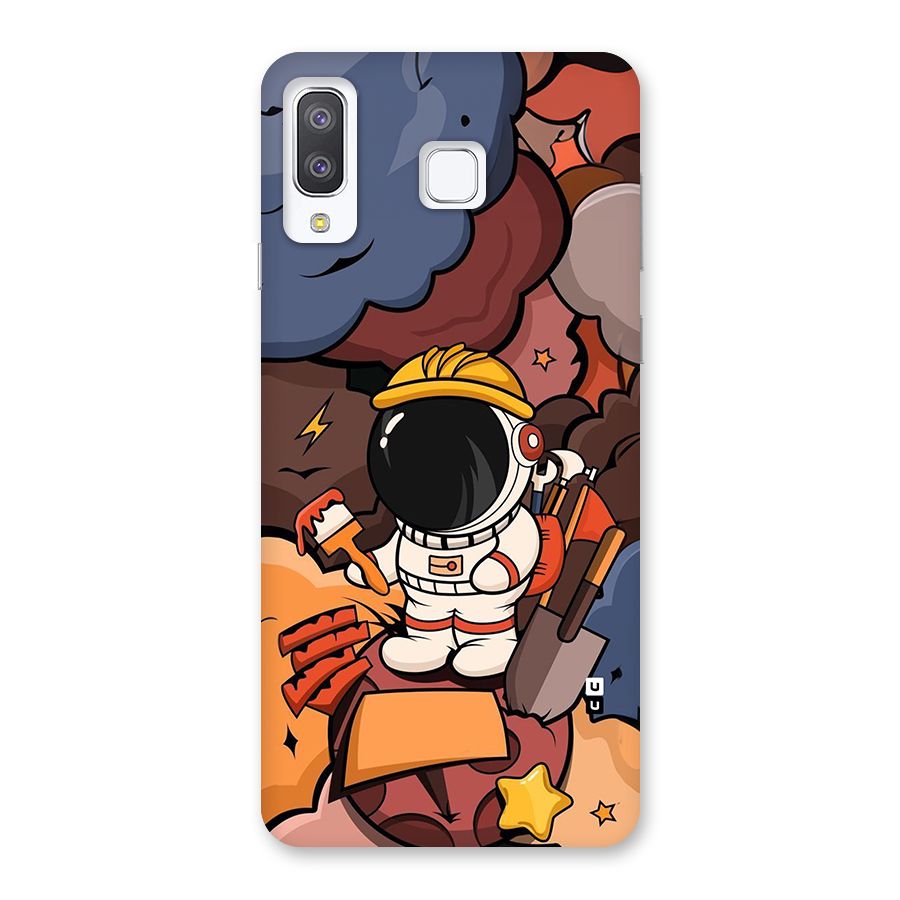 Comic Space Astronaut Back Case for Galaxy A8 Star