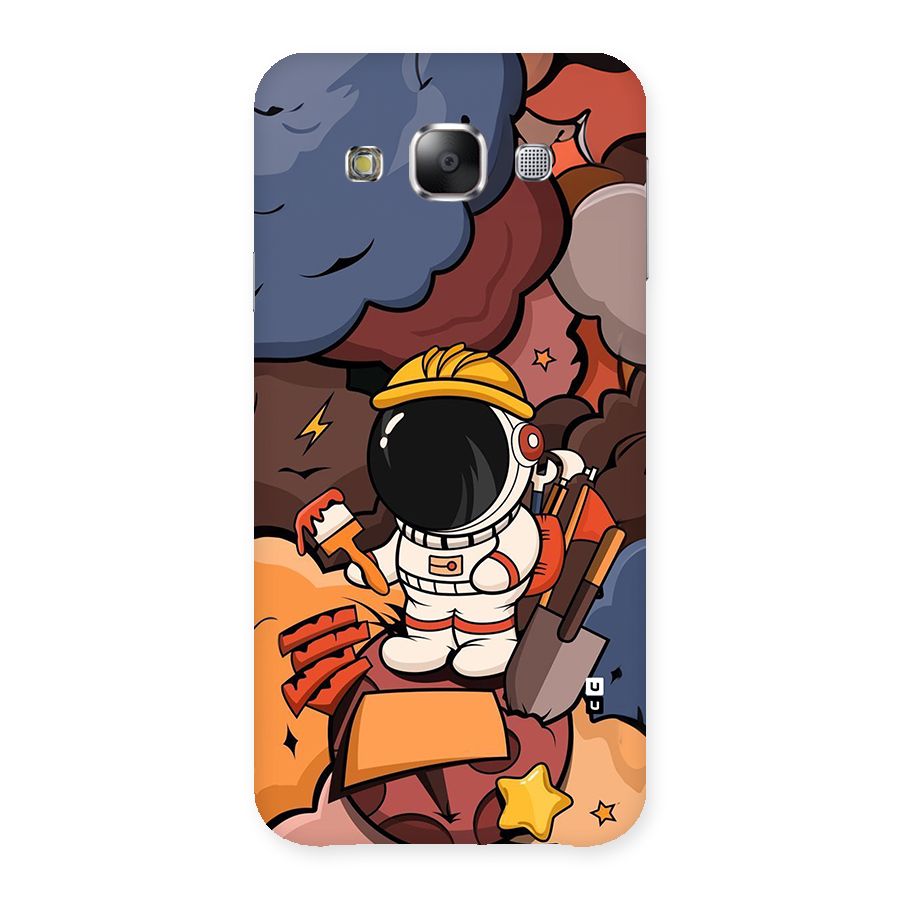 Comic Space Astronaut Back Case for Galaxy E5
