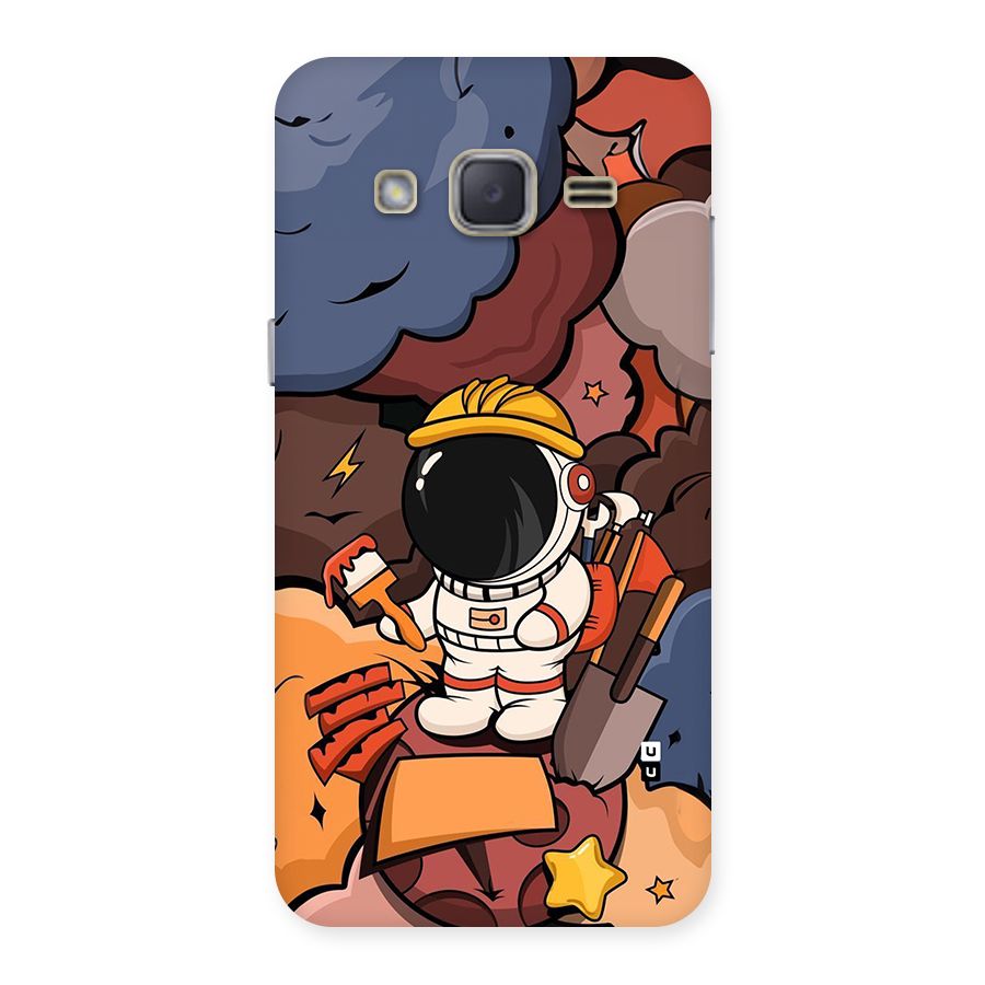 Comic Space Astronaut Back Case for Galaxy J2
