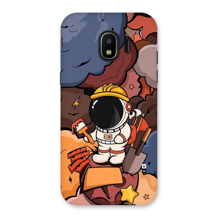 Comic Space Astronaut Back Case for Galaxy J2 Pro 2018