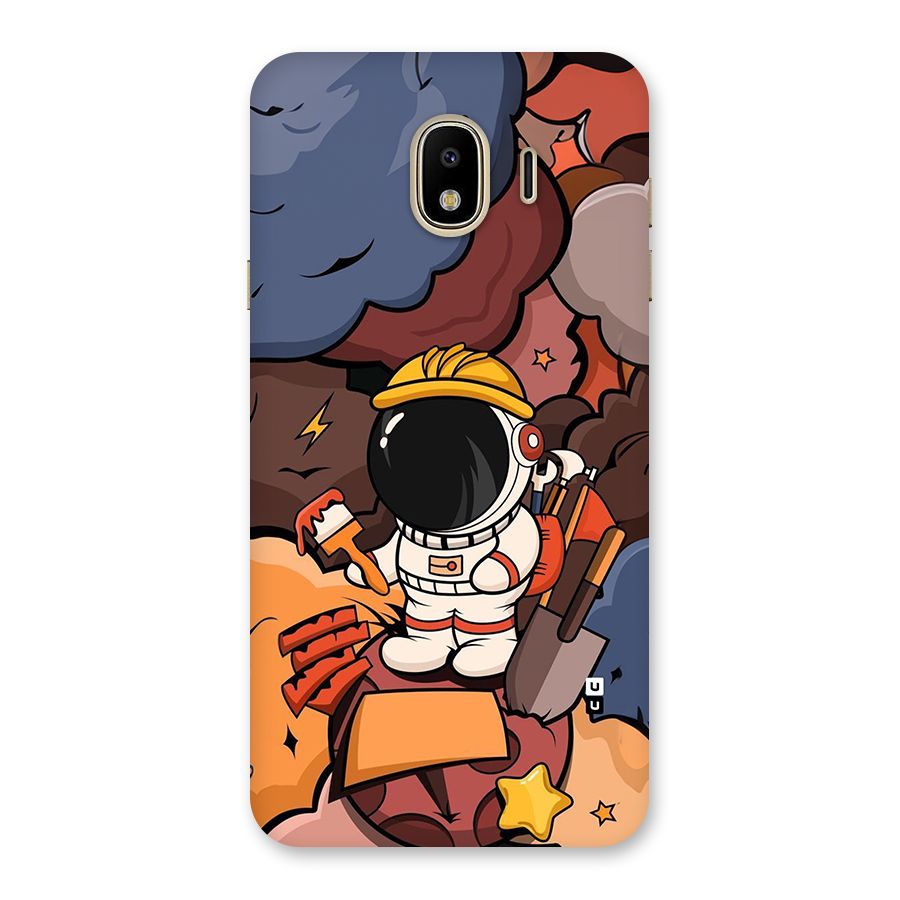 Comic Space Astronaut Back Case for Galaxy J4