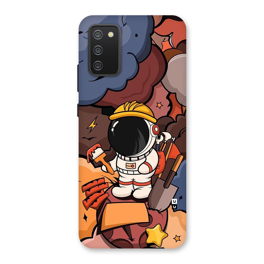 Comic Space Astronaut Back Case for Galaxy M02s