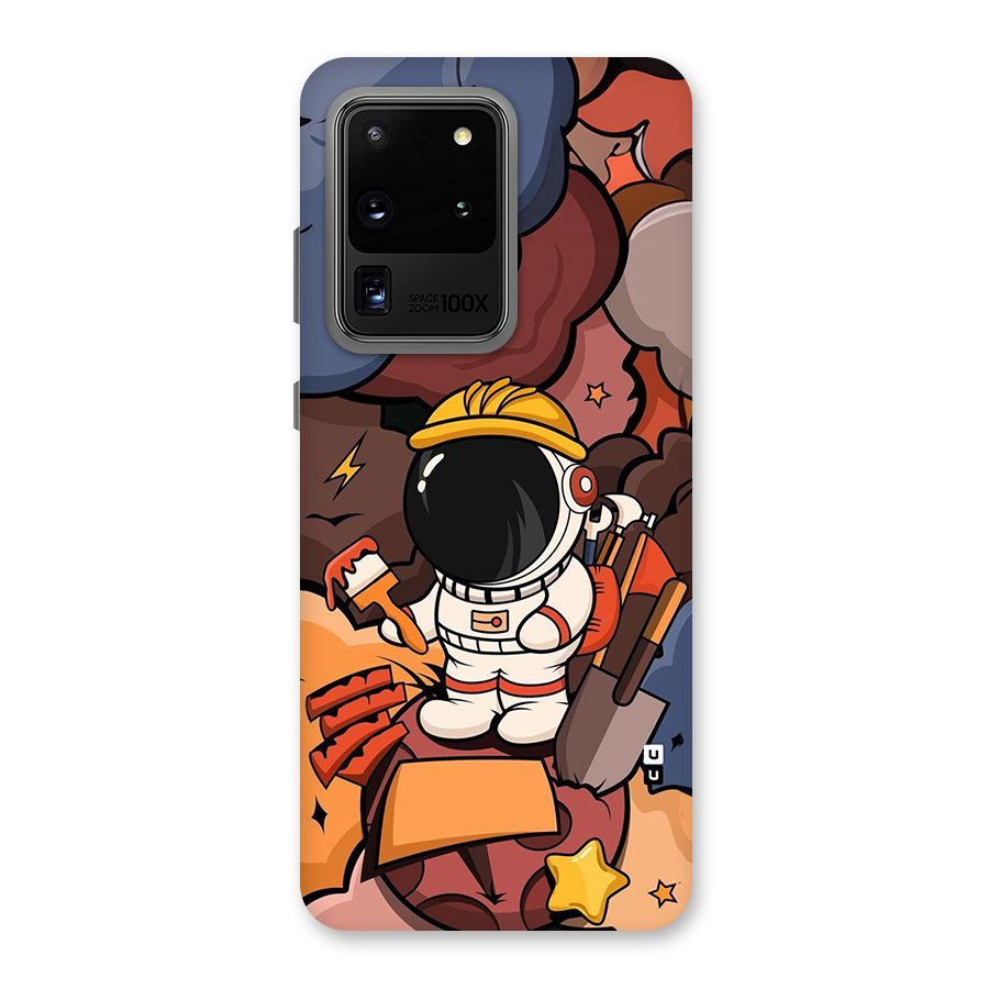 Comic Space Astronaut Back Case for Galaxy S20 Ultra