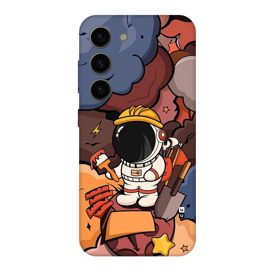 Comic Space Astronaut Back Case for Galaxy S23