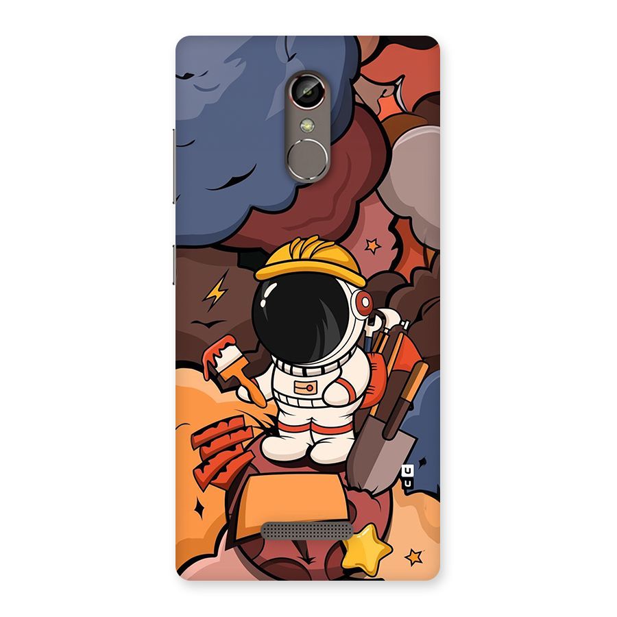 Comic Space Astronaut Back Case for Gionee S6s