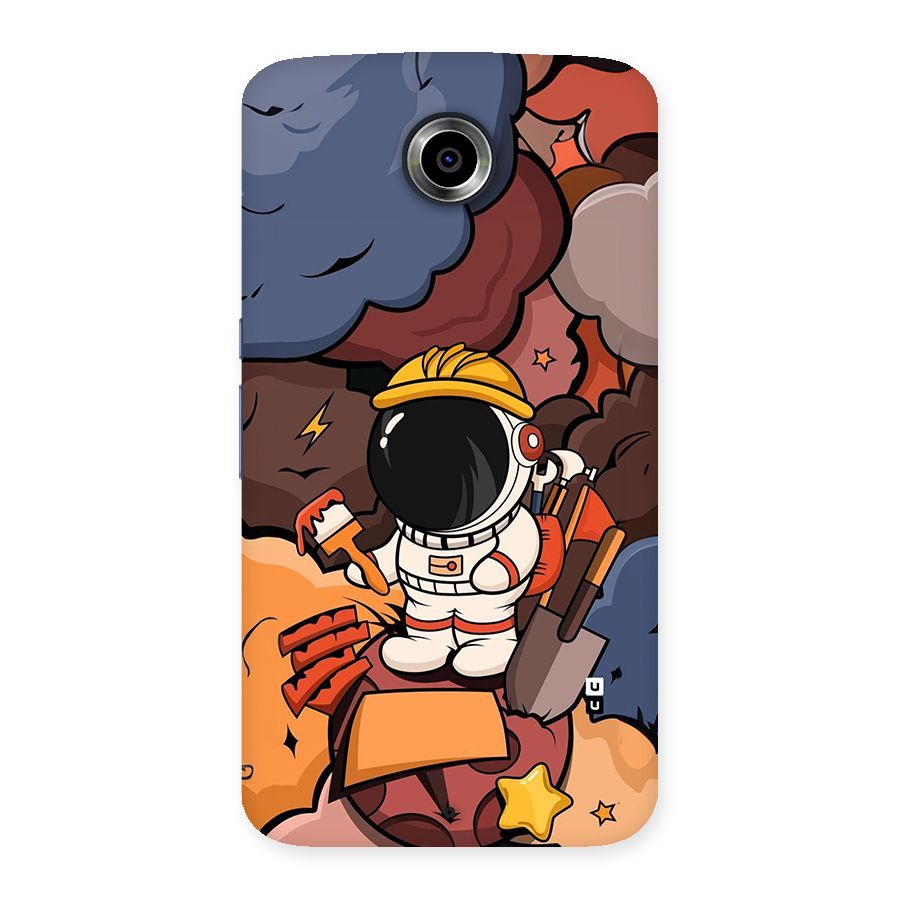 Comic Space Astronaut Back Case for Google Nexus 6