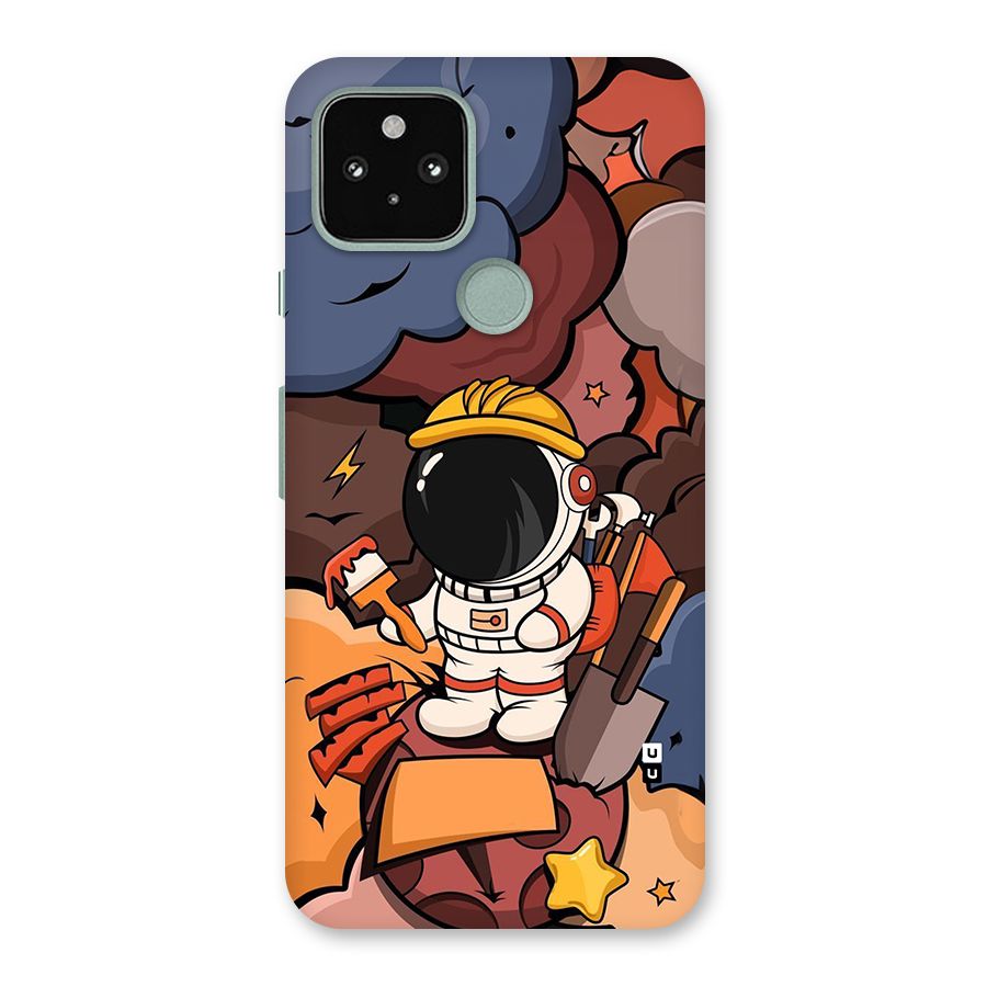 Comic Space Astronaut Back Case for Google Pixel 5