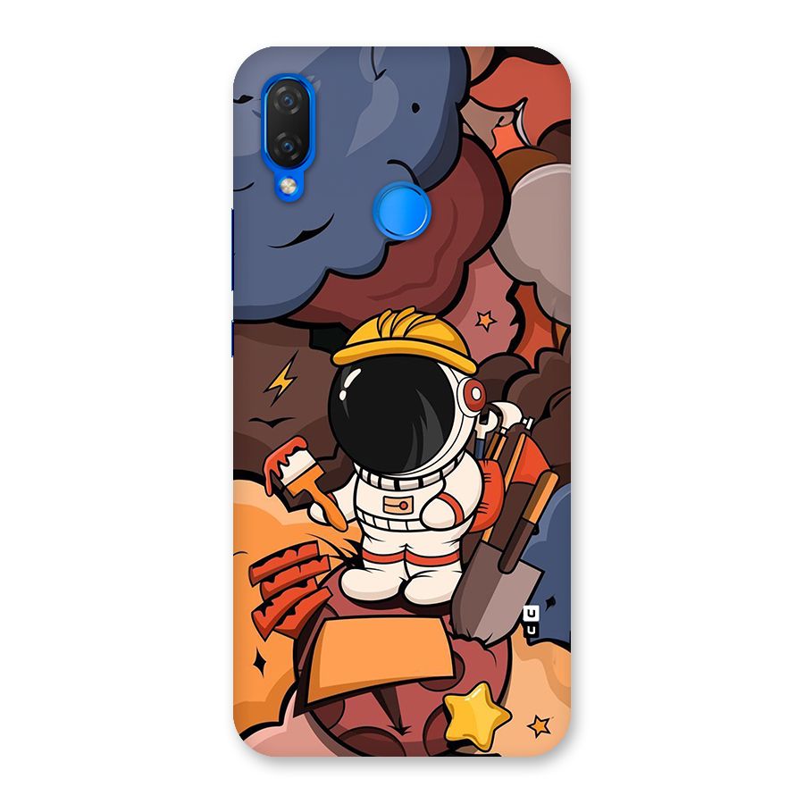 Comic Space Astronaut Back Case for Huawei P Smart Plus