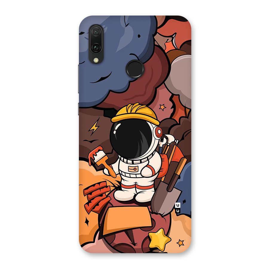 Comic Space Astronaut Back Case for Huawei Y9 (2019)