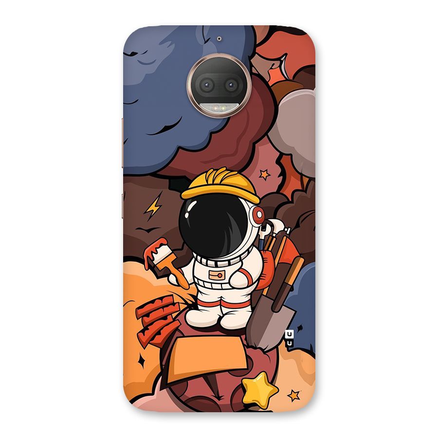Comic Space Astronaut Back Case for Moto G5s Plus