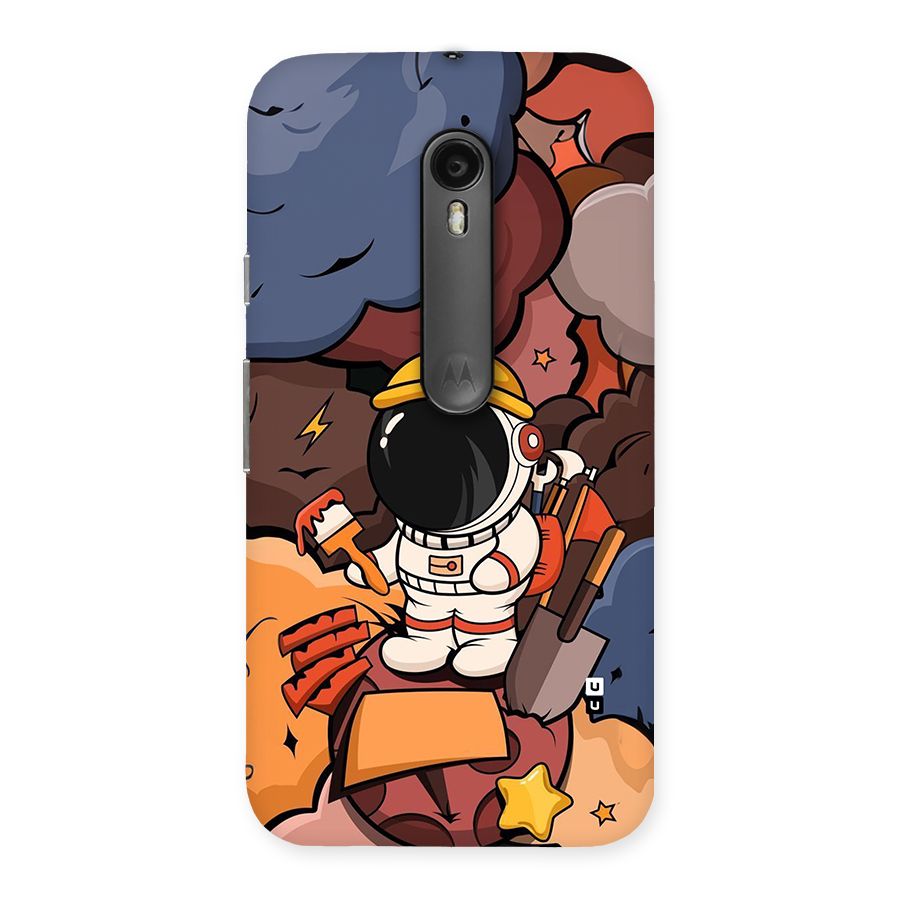 Comic Space Astronaut Back Case for Moto G Turbo
