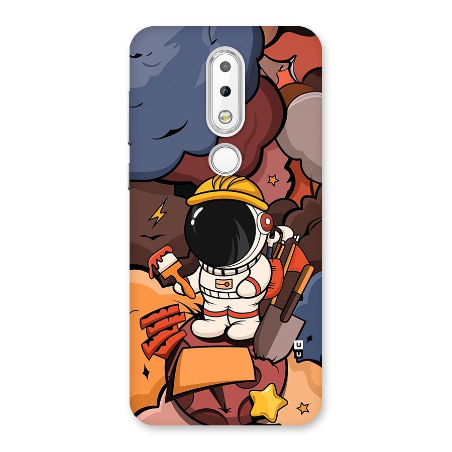 Comic Space Astronaut Back Case for Nokia 6.1 Plus